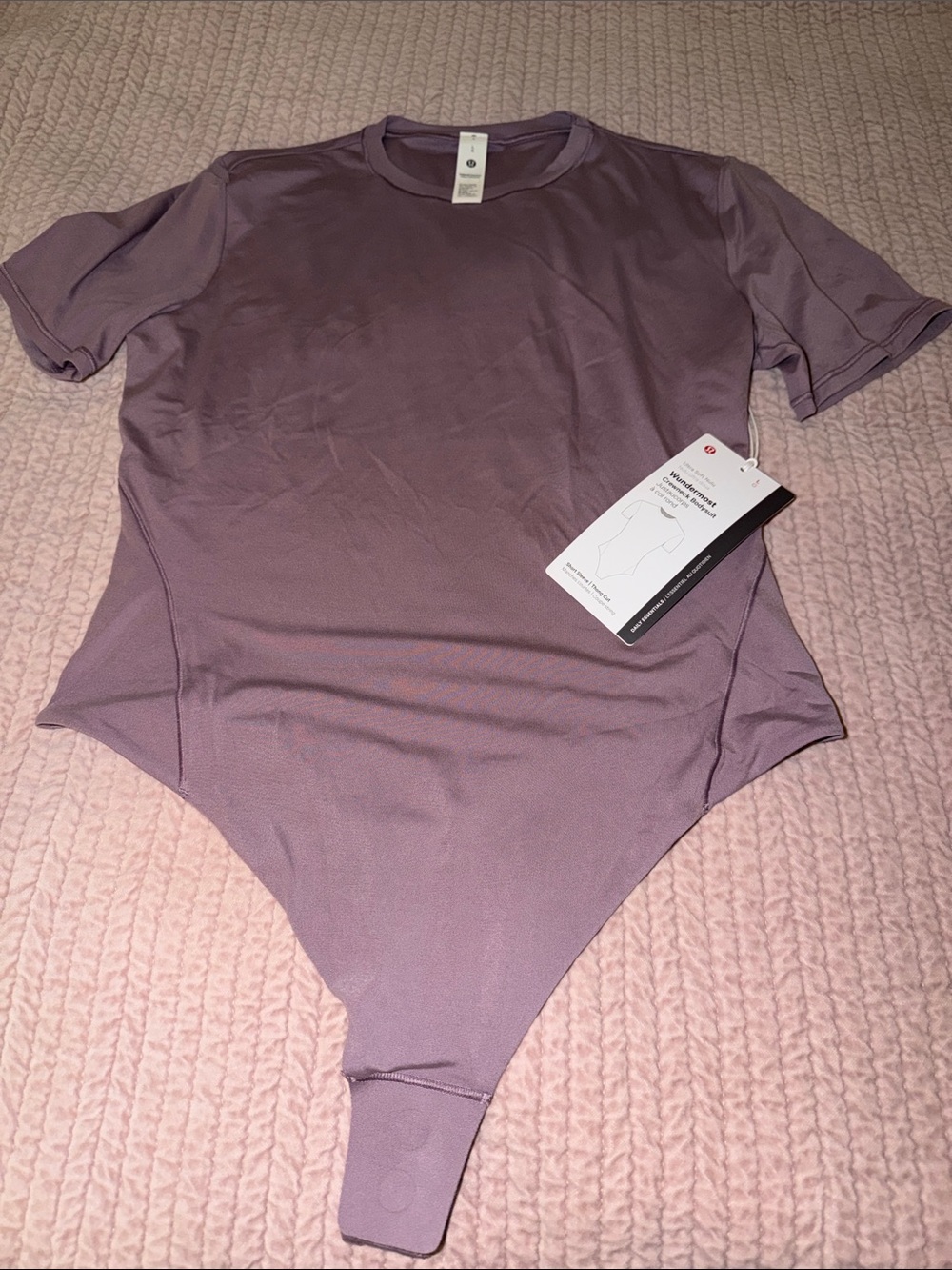 lululemon athletica Short-Sleeve Bodysuit — Lavender Purple